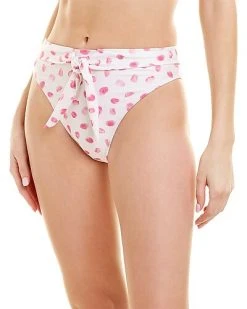 Splendid Tie-Front High-Leg Bikini Bottom Women