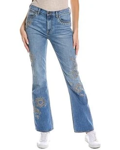 Johnny Was Bandana Flare Jean Women