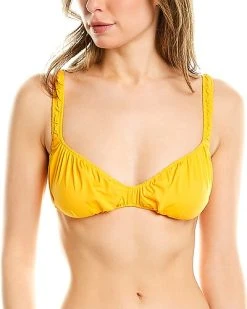 WeWoreWhat Scrunchie Bikini Top Women