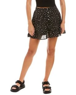 Traffic People Raindrops Mini Skirt Women