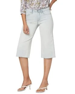 NYDJ Wide Leg Pedal Pusher Capri Women