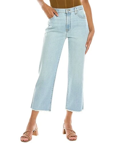 Hudson Jeans Oa Tropical Paradise Straight Crop Jean Women