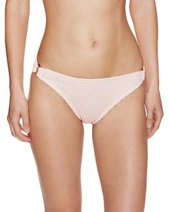 Shoshanna Adelaide Pink Crochet Ring Bikini Bottoms Women