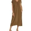 EILEEN FISHER V-Neck Maxi Dress Women