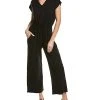 EILEEN FISHER Ankle Wide Linen-Blend Jumpsuit Women