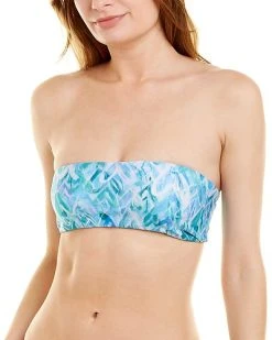 Splendid Reversible Bandeau Bikini Top Women