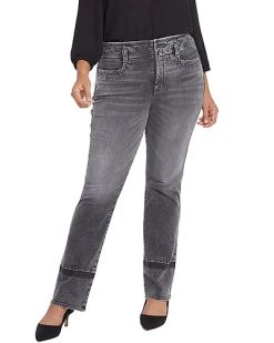 NYDJ Plus High-Rise Marilyn Nobelle Straight Jean Women