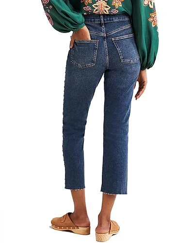 Boden Relaxed Straight Studded Jean Women - Image 2