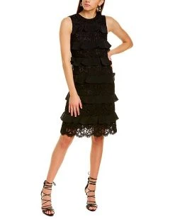 Dolce & Gabbana Silk-Blend Sheath Dress Women