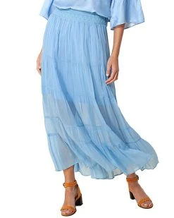 Hale Bob Smocked Waist Skirt Women