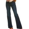 7 For All Mankind Tailorless Dojo Aspen Dark Indigo Kick Flare Jean Women