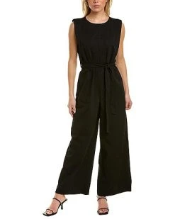 Max Studio Tie Front Jumpsuit Women