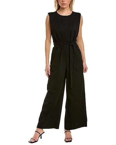 Max Studio Tie Front Jumpsuit Women