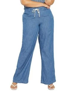 NYDJ Plus Wide Leg Jean Women
