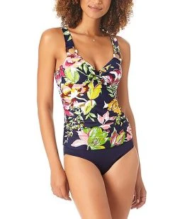 Anne Cole Ring Strap Underwire Tankini Women