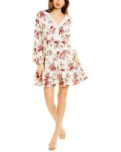 To My Lovers Floral Lace Mini Dress Women