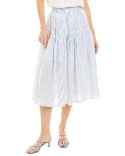 Avantlook A-Line Midi Skirt Women