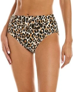 Kate Spade New York Belted High-Waist Bikini Bottom Women