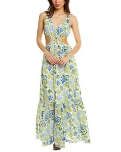 Ash & Eden Pari Cutout Maxi Dress Women