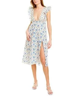 Ash & Eden Santi Sleeveless Midi Dress Women