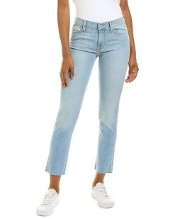 Hudson Jeans Talie Heather Mid-Rise Straight Ankle Jean Women