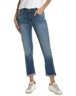 Hudson Jeans Talie Keeler Mid-Rise Slim Boyfriend Crop Jean Women