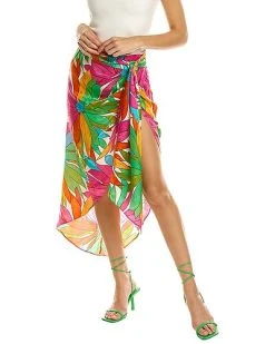 Ronny Kobo It Silk-Blend Maxi Skirt Women