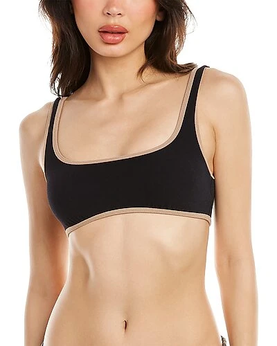 Splendid Tactile Cashmere Square Neck Bikini Top Women