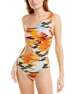 Solid & Striped The Claudia One-Shoulder One-Piece Women