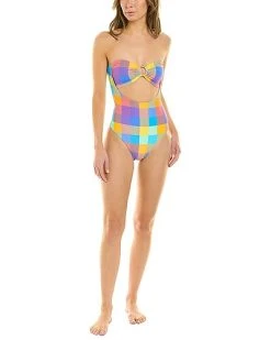 WeWoreWhat O-Ring Bandeau One-Piece Women