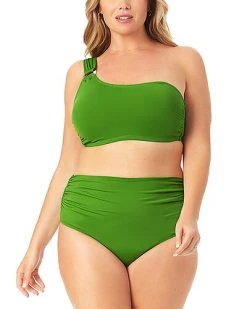 Anne Cole Symmetrical Ring Bandeau Top Women