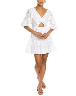 70/21 Puff Sleeve Mini Dress Women