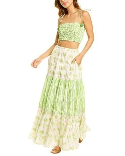 Ash & Eden 2pc Renaul Maxi Skirt & Top Set Women