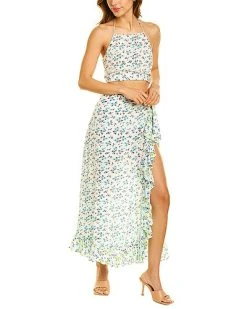 Ash & Eden 2pc Nikole Top & Maxi Skirt Set Women
