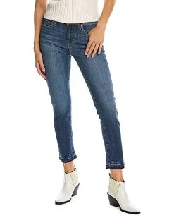7 For All Mankind Roxanne Medium Indigo Ankle Jean Women