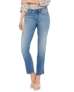 NYDJ Sheri Rivet Slits Slim Jean Women