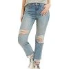 7 For All Mankind Seamed 50/50 Straight Jean Women