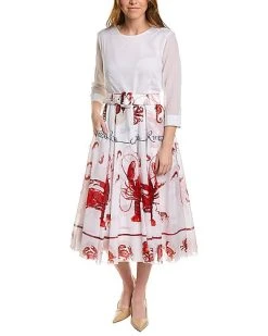 Samantha Sung Aster Midi Dress Women