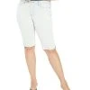 NYDJ Plus Knee Capri Riveted Ss Slits Jean Women
