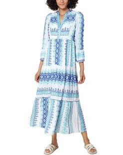Hale Bob Embroidered Maxi Dress Women