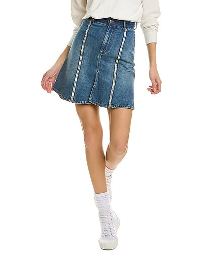 STELLA MCCARTNEY One Blue Mini Skirt Women