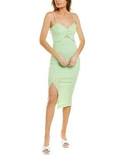 ViX Solid Lora Midi Dress Women