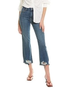 7 For All Mankind Vanity High-Waist Slim Kick Jean Women