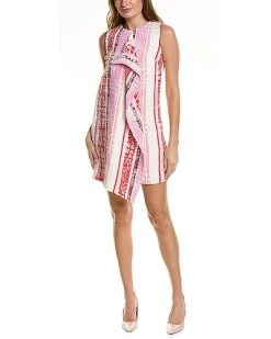 Oscar De La Renta De La Renta Tweed Silk-Lined Sheath Dress Women