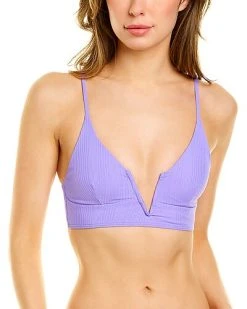 L*Space Siren V-Neck Bikini Top Women