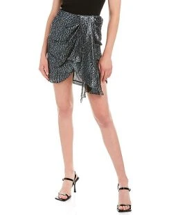 Isabel Marant Issolya Silk-Blend Mini Skirt Women