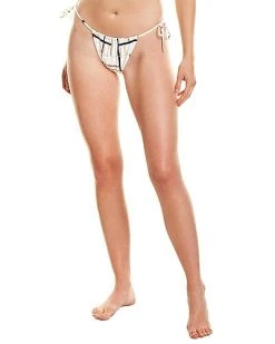 WeWoreWhat Ruched String Bikini Bottom Women