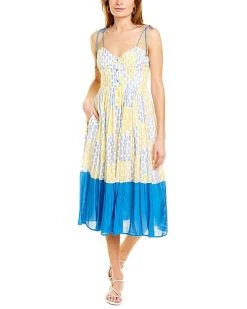 Ash & Eden Shanto Bustier Midi Dress Women