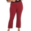 NYDJ Plus Fiona Boysenberry Reactive Slim Flare Jean Women