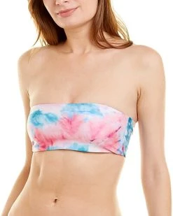 Splendid Reversible Bandeau Bikini Top Women